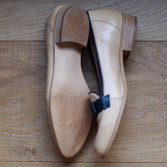 Wonders | Leather Loafers w Black Bows - Picture 3 of 10